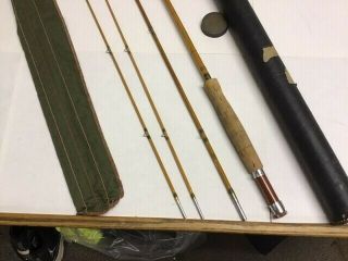 South Bend Vintage Bamboo Fly Rod 9ft Model 24/9 3
