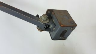 Vintage memlite Machinist Engineers Angle Lamp Industrial All Metal 3