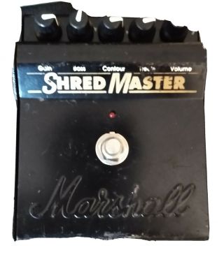 Marshall Shred Master Guitar Effects Pedal Distortion Vintage Radiohead