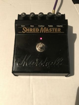 Vtg.  Marshall Shred Master Guitar Effects Pedal Distortion Radiohead Shredmaster
