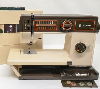 Vintage Husqvarna Viking Sewing Machine Model 4700