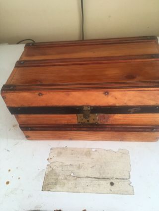 Vintage Toy Or Doll Trunk