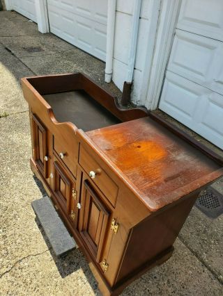 Drake Smith & Co Pine Dry Sink Cabinet American Colonial Pine Bar 3