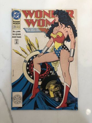Dc Wonder Woman 72 Brian Bolland Cover Diana Prince Steve Trevor Dc Comic Nm