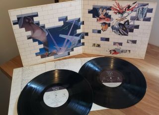 Pink Floyd Vinyl 2 LP The Wall Gate Fold Pressing with Inner Sleeves 2
