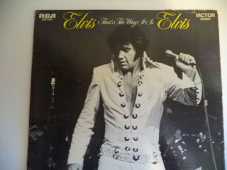A Vintage Elvis Presley 33 Lp That 