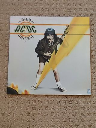 Ac/dc High Voltage Vinyl Record Album 1976 Atco Sd - 36142 Classic Rock Hard Rock