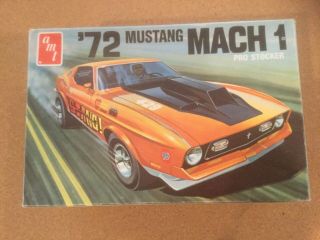 Amt 1972 Mustang Mach 1 Pro Stocker Vintage Model Car