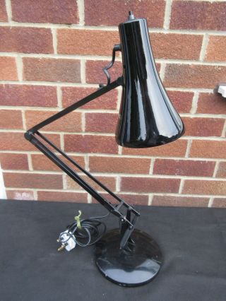 Anglepoise Model 90 Sexy In Black Vtg Herbert Terry Work Desk Lamp Exc Cond Gwo