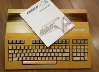 Vintage Commodore 128 Personal Computer With Power Supply -