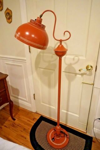 Vintage Tole Floor Lamp