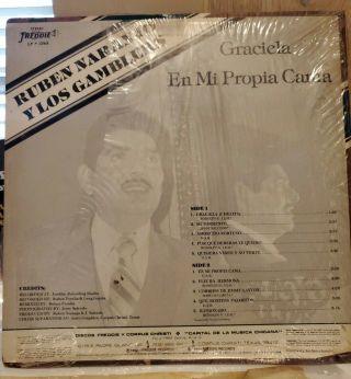 Ruben Naranjo y Los Gamblers,  Graciela - En Mi Propia Cama (Vinyl LP Album,  1983 2