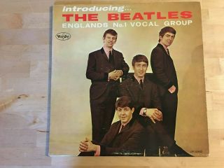 Introducing The Beatles Lp Album By The Beatles 1964 On Vee - Jay Records