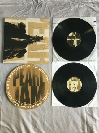 Pearl Jam Ten Redux 1991,  2009 Vinyl Record Double Lp 180g Grunge Rock Nm
