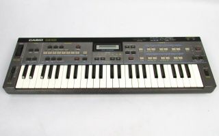 Vintage Casio Cz - 101 Synthesizer Keyboard Digital Synth W/power Supply Read