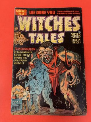 Witches Tales 14 (1953) Harvey - Powell / Nostrand - Pre - Code Comic Book