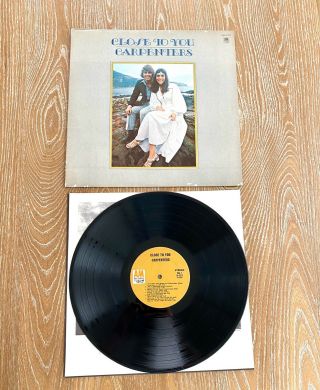 The Carpenters Close To You Vinyl Lp Record A&m