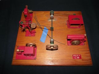Vintage Steam Engine Jensen Mfg Toy Machine Wood Work Shop 100 Jeanette,  Pa