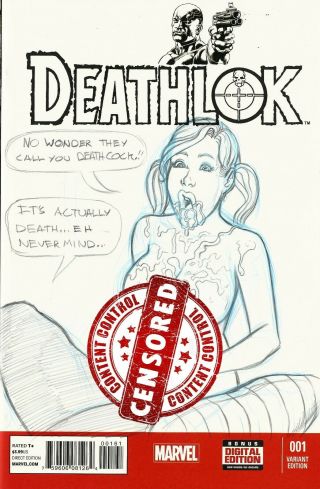 Deathlok 01 - Sketch Cover