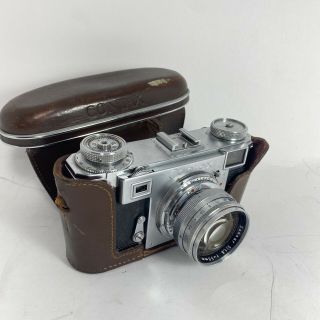Carl Zeus’s Ikon Contax Iia Vintage Camera Black Dial W/ 50 Mm F/1.  5 Sonnar Lens