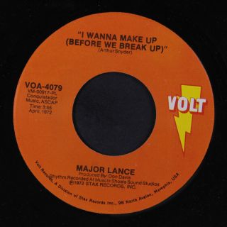 MAJOR LANCE: That ' s The Story Of My Life / I Wanna Make Up 45 (vinyl) Soul 2