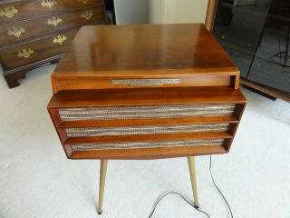 Vintage Rca Victor Orthophonic Record Player: Model Shf - 8