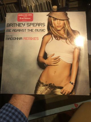 Britney Spears Me Against The Music Madonna 2x Lp 12” Records Vinyl Rare Remixes