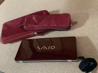 Vintage Sony Vaio Model Pcg - 1ql Mini Laptop