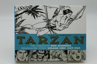 Tarzan Complete Russ Manning Newspaper Strips (2013) Vol 1 Hcdj 1967 - 69 Vf/nm Nm