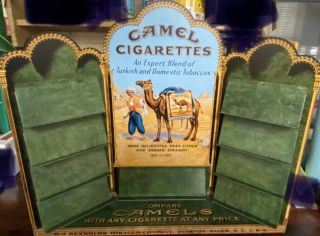 Rare Vintage Camel Cigarette Zippo Metal Display