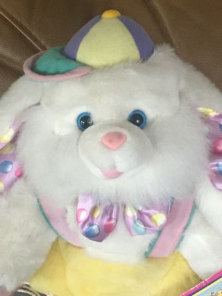Vtg Dan Dee Pastel Rainbow Easter Bunny Rabbit Plush Hoppy Hopalong Hopster Hat 3