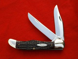 Vintage 1940 - 1964 Case Xx 6265 Sab Red Bone Folding Hunter Knife