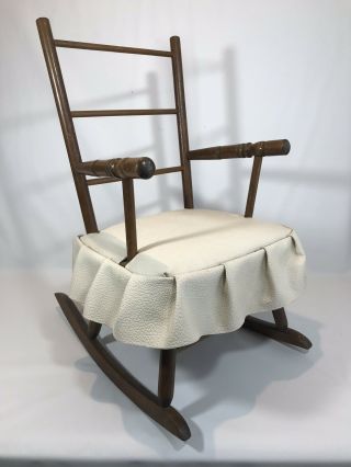 Vintage Child Rocking Chair Wood Antique Hedstrom 22520 Usa