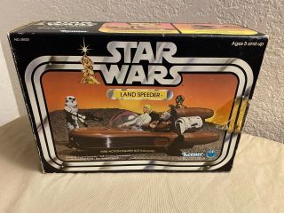 Star Wars Vintage Landspeeder W/ Box Kenner 1978 Vtg Land Speeder Anh Starwars