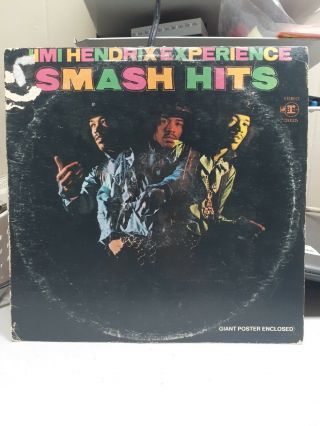 Jimi Hendrix Experience Smash Hits Ms 2025 Poster Lp