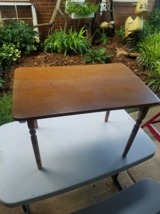Vintage Antique Childs Size Folding Table Sewing Table