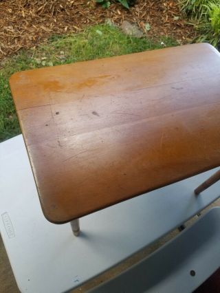 Vintage Antique Childs Size Folding Table Sewing Table 2