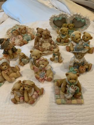 Cherished Teddies Grouping Of 13 For One Price