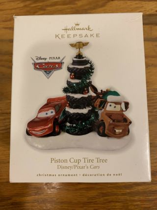 Hallmark Keepsake Ornament 2010 Piston Cup Tire Tree Disney Pixar Cars Mater