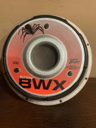 Peavey Black Widow 1208 Sps Bw Bwx 12” 8 Ohm Subwoofer Speaker Vintages