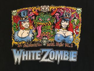White Zombie La Sexorcisto 1993 Vintage Tour T - Shirt