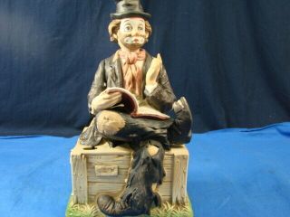 Waco Melody In Motion Porcelain Musical Hobo Clown Willie The Whistler