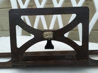 Antique Bershaw Folding Book Rest Made In England 3