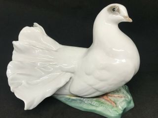 Vintage Rosenthal German Porcelain - White Dove Figurine - Signed Heidenriech 2