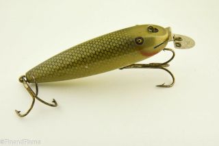 Vintage Creek Chub Husky Musky Wiggler Antique Fishing Lure Early Model Rs5