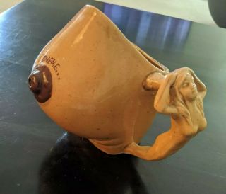 Vintage Boob Mug Titty Cup Nipple Sipper Spout Breast Shaped