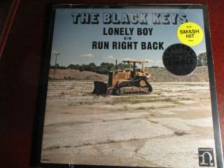 The Black Keys " Lonely Boy " B/w " Run Right Back " Ltd Ed.  Rsd 12 " Reverse Groove