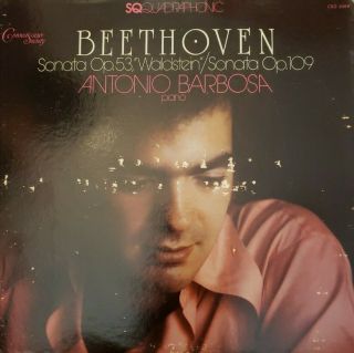 Antonio Barbosa - Beethoven: Sonata Op 53 - Csq 2068 - 1974 Quadraphonic - Nm