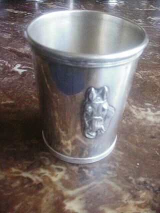 Vintage Newport Sterling Silver Kentucky Derby Julep Cup With Horse Head