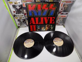 Vintage 1977 Kiss Alive Ii Lp Casablanca Records Nblp - 7076 - 2 Complete